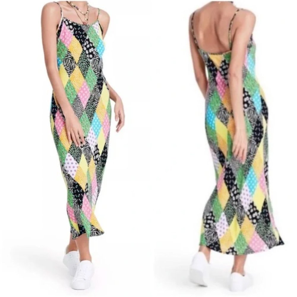 RIXO x Target Patchwork Sleeveless Slip Dress, Small